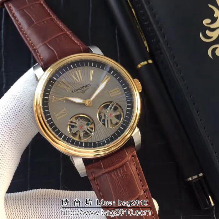 LONGINES浪琴 卓越飛輪 全自動機械 男士腕表 WSS1849